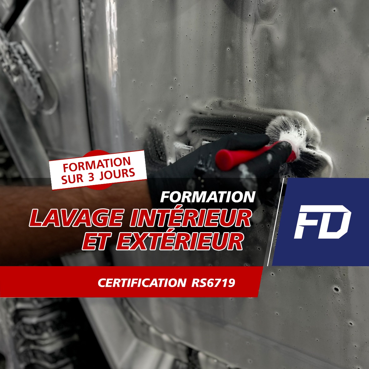 Formation professionnelle au lavage intérieur et extérieur de véhicules à La Réunion