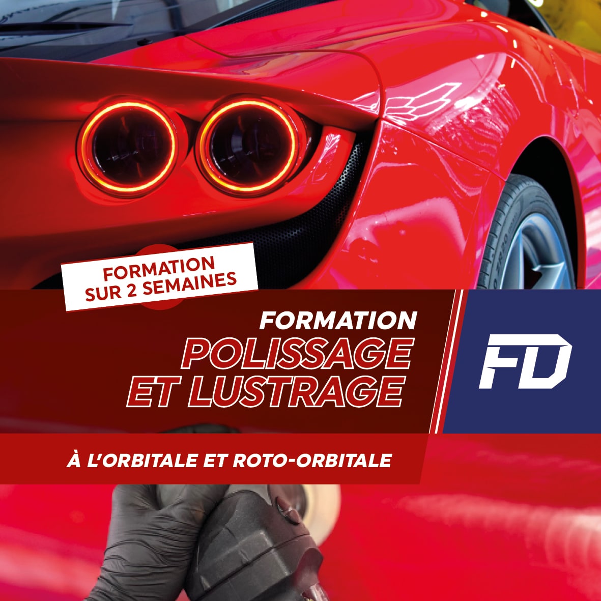 Formation rénovation carrosserie certifiante à La Réunion pour devenir expert du detailing automobile.